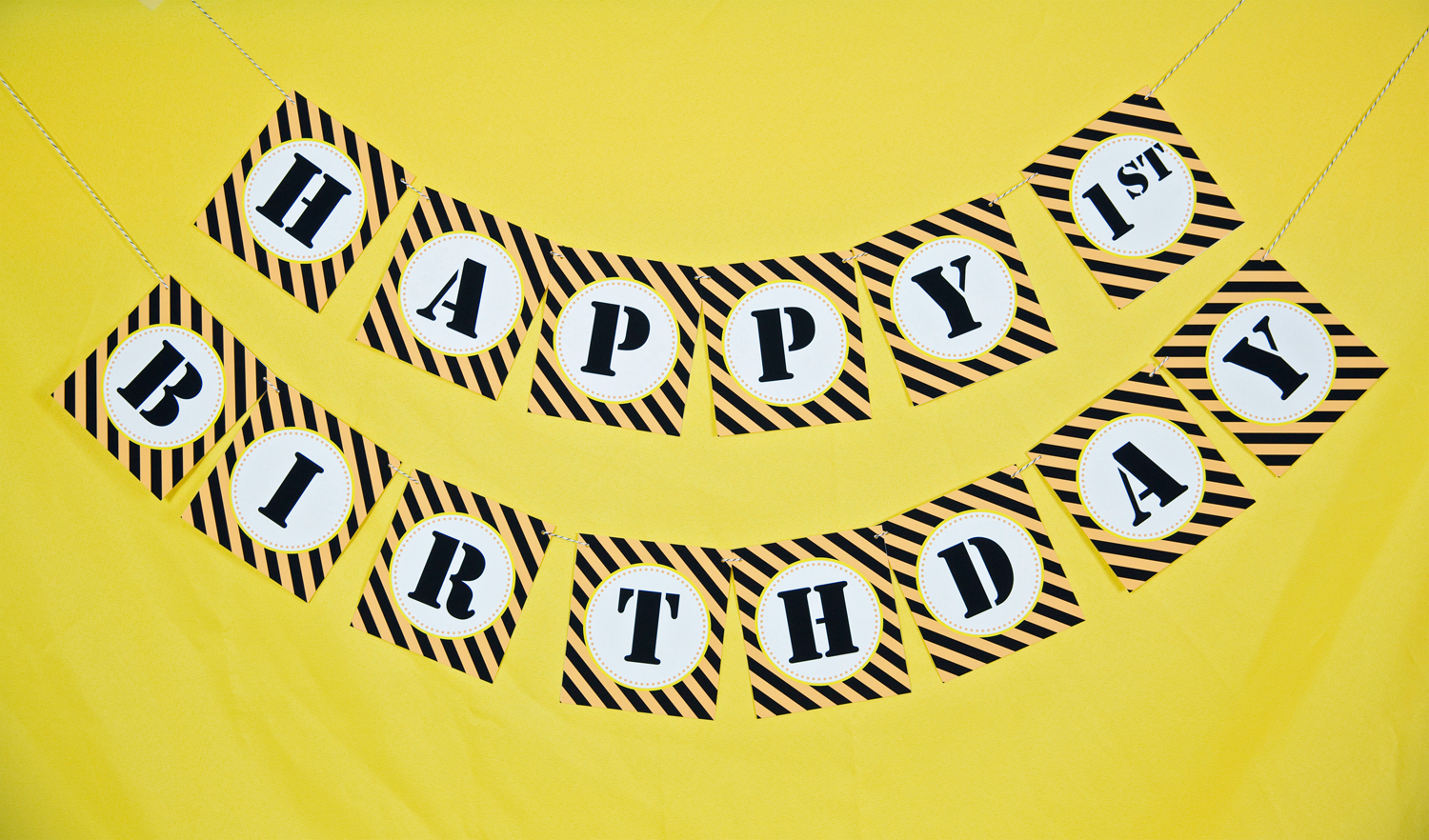 Construction Happy Birthday Banner Free Printable