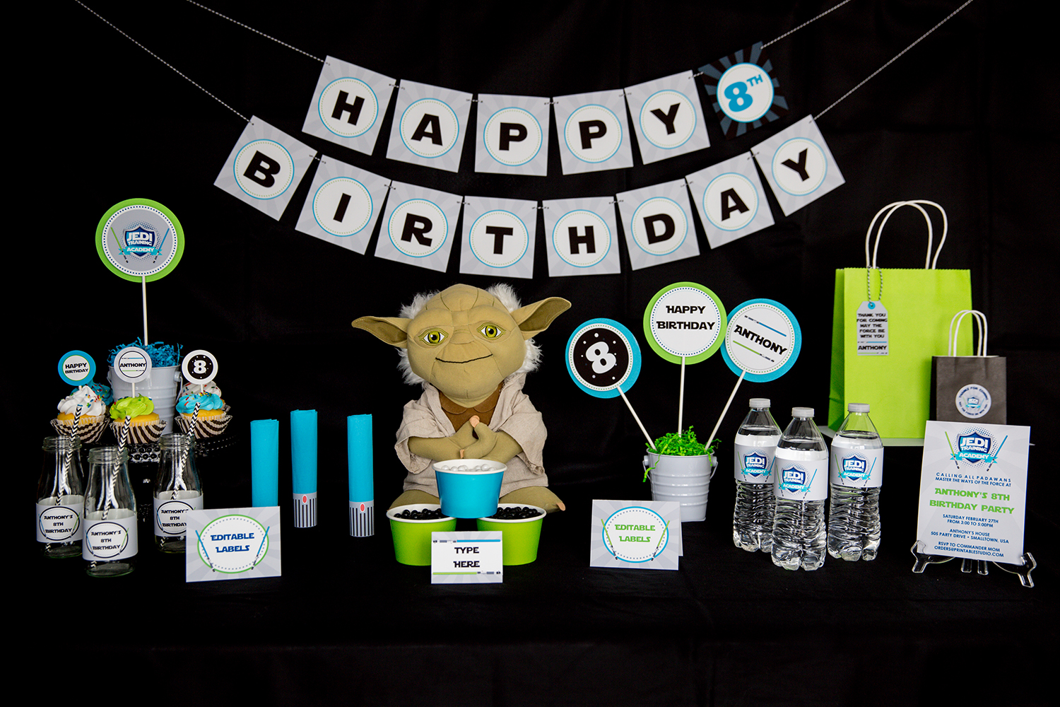 Star Wars Party Printable Wars Star Birthday Party Boba Fett Invitation 