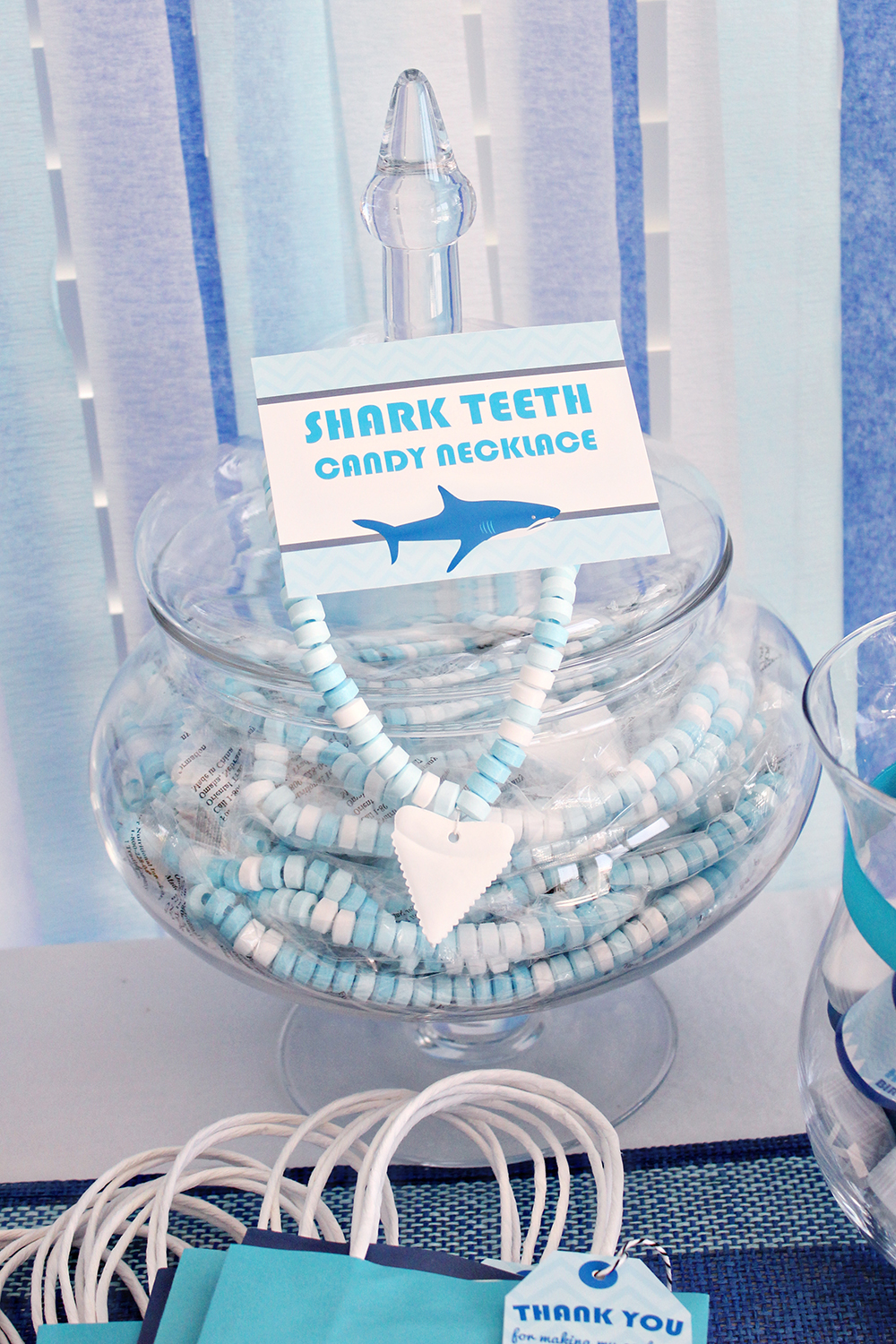 Shark Party Food Labels - Printable Studio