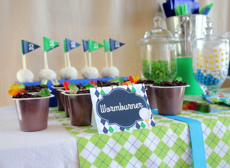 Golf Party Food Labels - Printable Studio