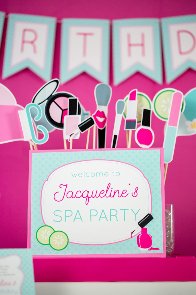 Spa Party Signs Printable Spa Signs Printable Studio