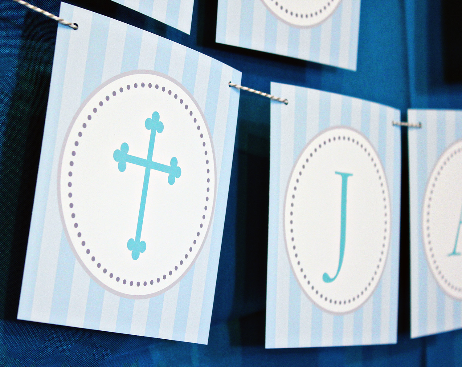 Free Printable God Bless Banner - High Resolution Printable Throughout Christening Banner Template Free