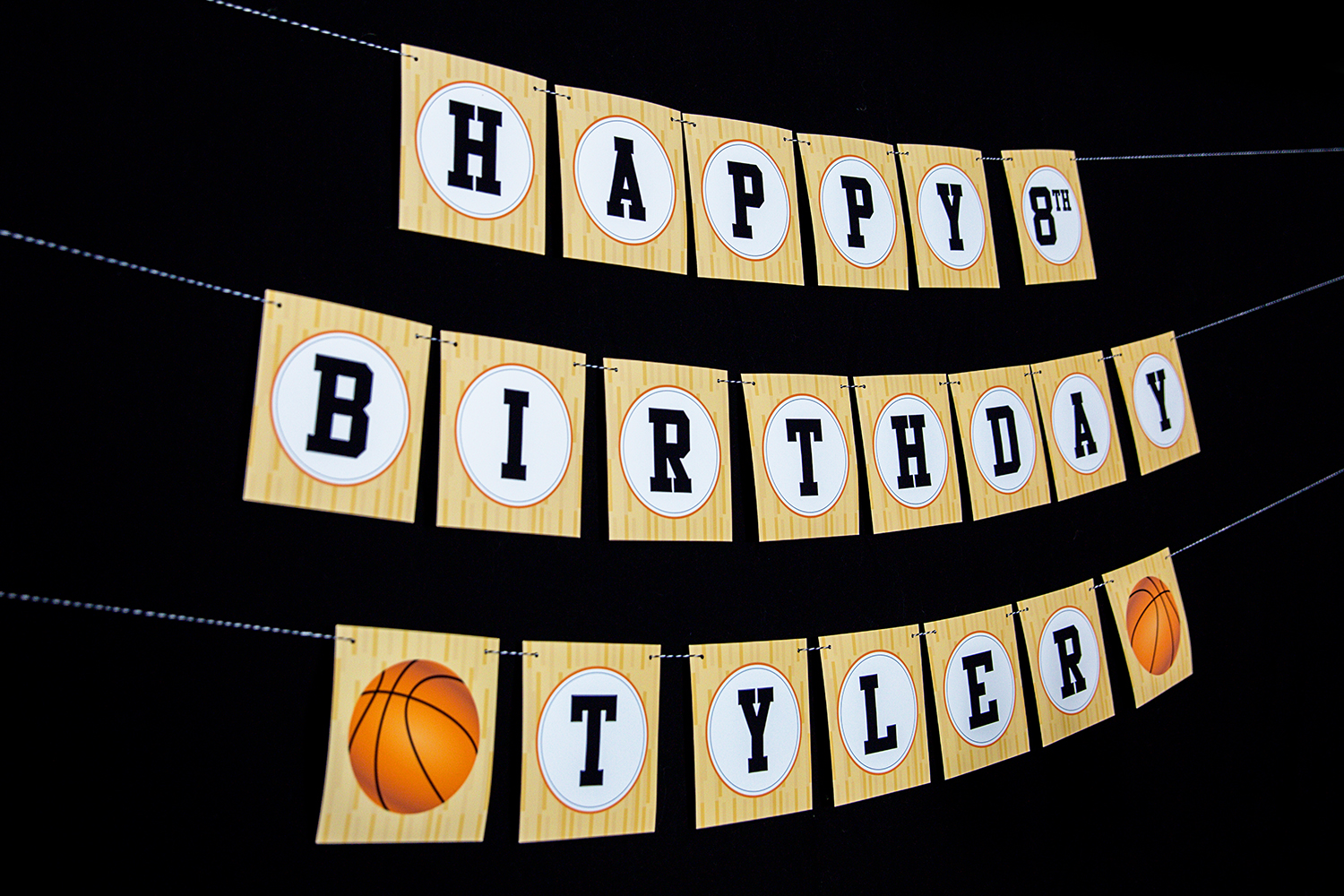 Basketball Birthday Banner Printable Free